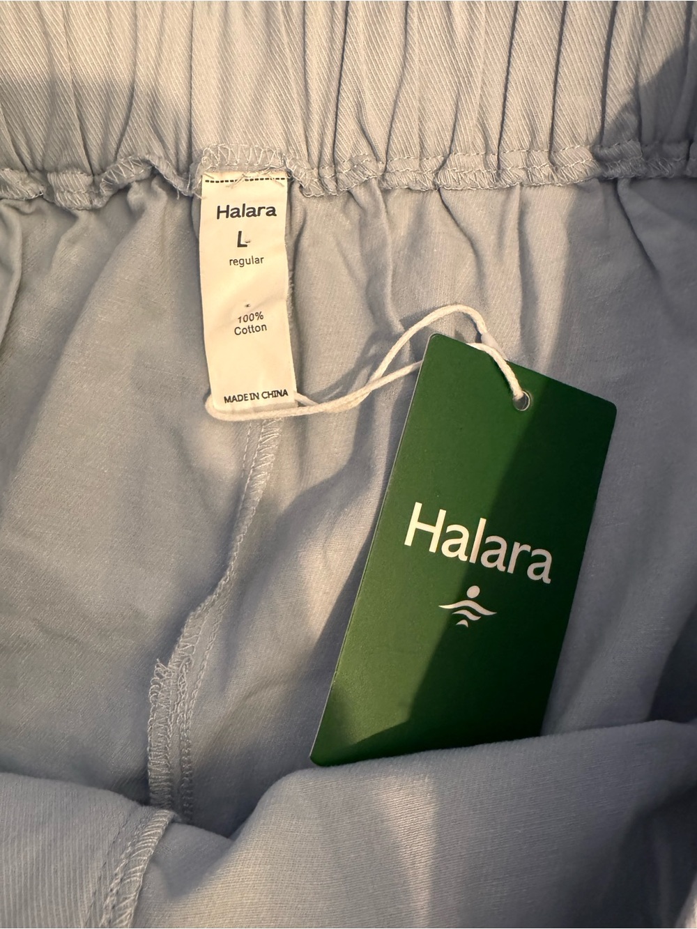 NWT Halara Mid Rise Casual Cotton Joggers with Pockets L - Picture 5 of 6